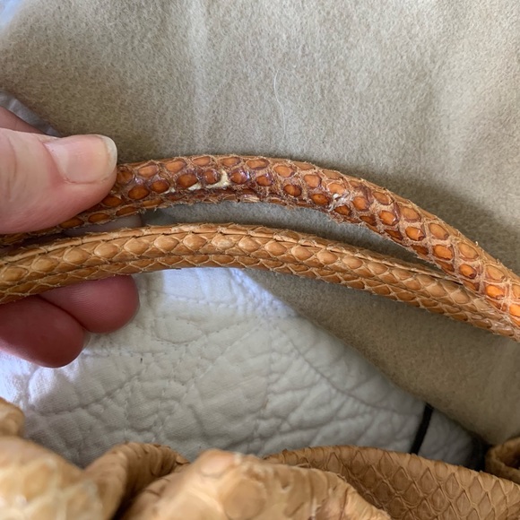 BOTTEGA VENETA snake skin bag. Great condition. Beautiful Bag. - Picture 12 of 14